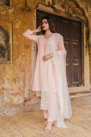 Hairat Peach  Straight Kurta Set 3