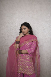 Zuri Rani Pink Sharara Set 3