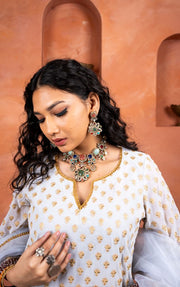 Zuri Grey Sharara Set Gulabo Jaipur