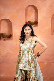 Nirali Grey Sharara Set 3
