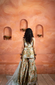 Nirali Grey Sharara Set 4