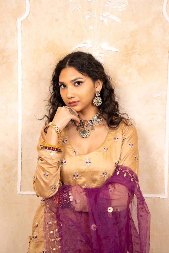 Gifa Golden Sharara Set