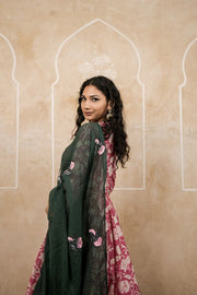 Sparrow Pink Anarkali Set 4