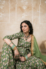 Leela Green Anarkali Set 3