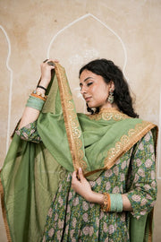 Leela Green Anarkali Set 2