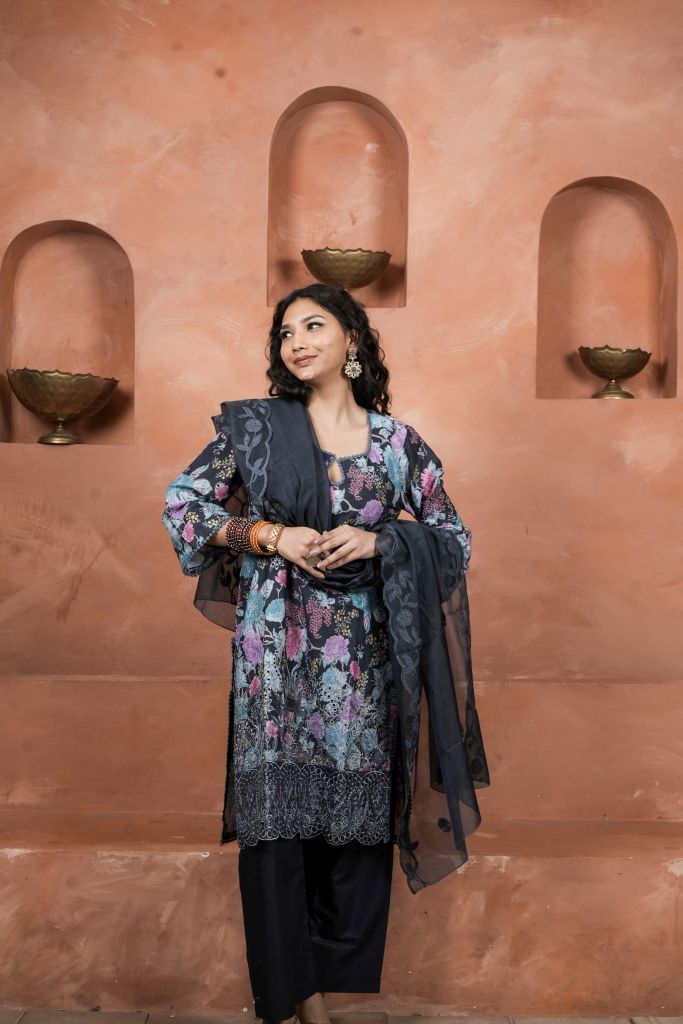 Hania Blue Straight Set