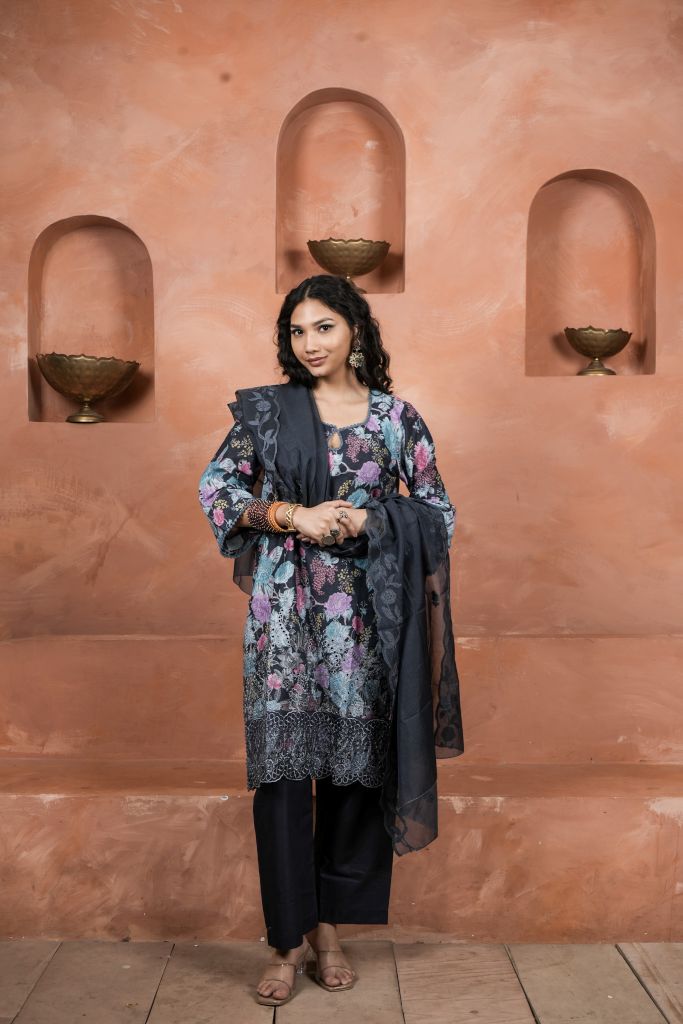 Hania Blue Straight Set