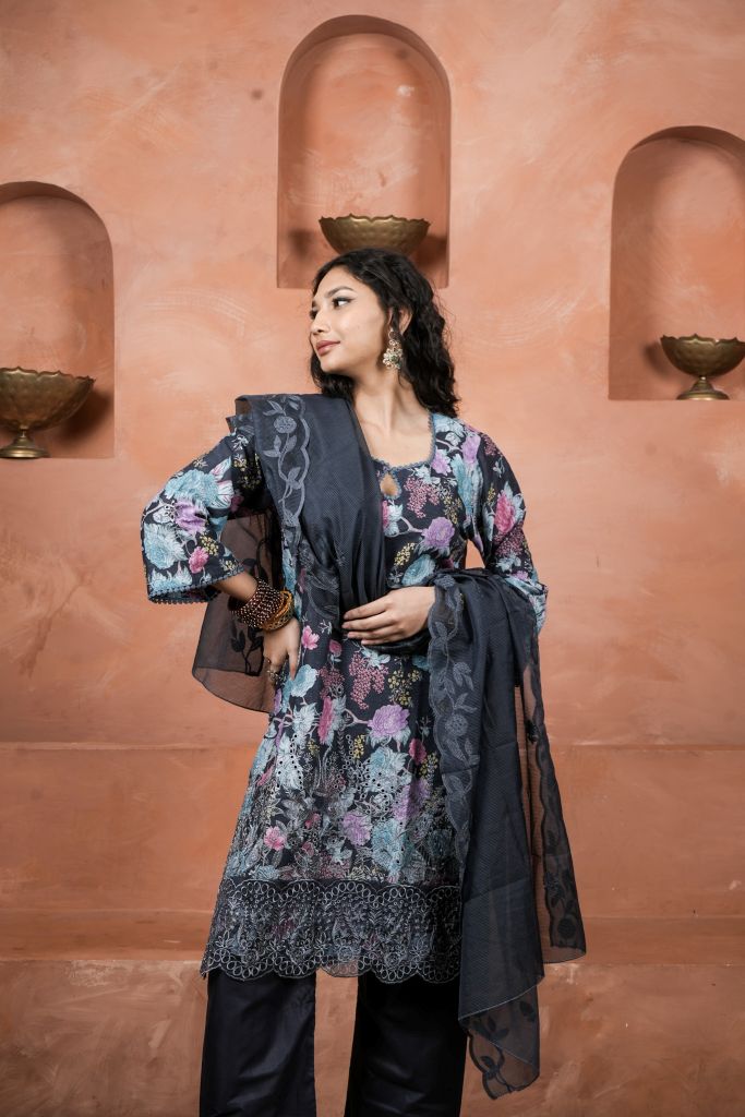 Hania Blue Straight Set