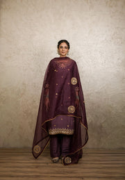 Reeha Mauve Straight Set 1