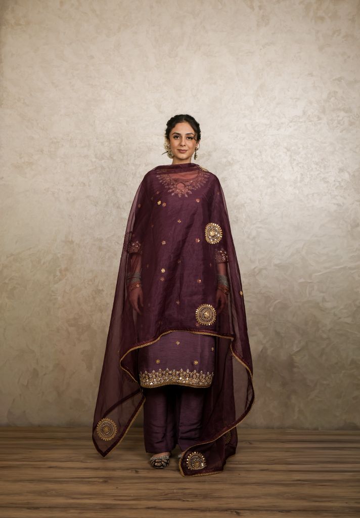 Reeha Mauve Straight Set