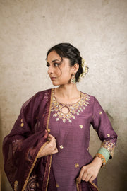 Reeha Mauve Straight Set 3