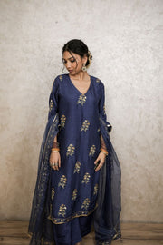 Shyra Navy Blue Straight Set Gulabo Jaipur