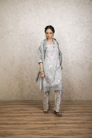 Hania Grey Straight Set Gulabo Jaipur