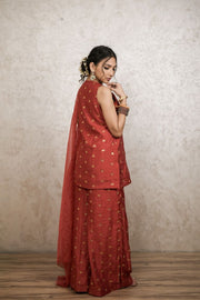 Noya Red Straight Set Gulabo Jaipur