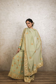 Afroz Pista Sharara Set Gulabo Jaipur