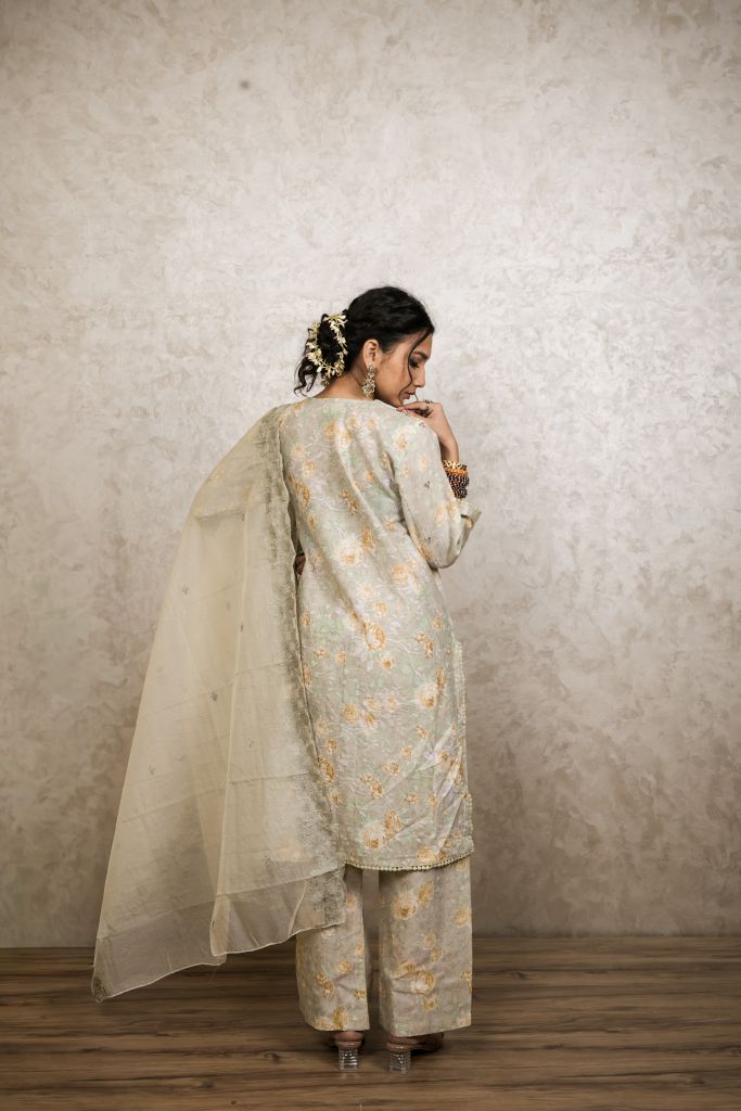 Hania Sage Green Straight Set