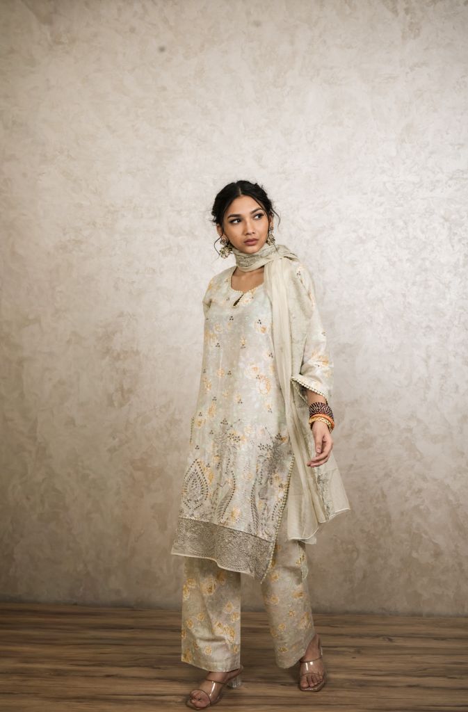 Hania Sage Green Straight Set