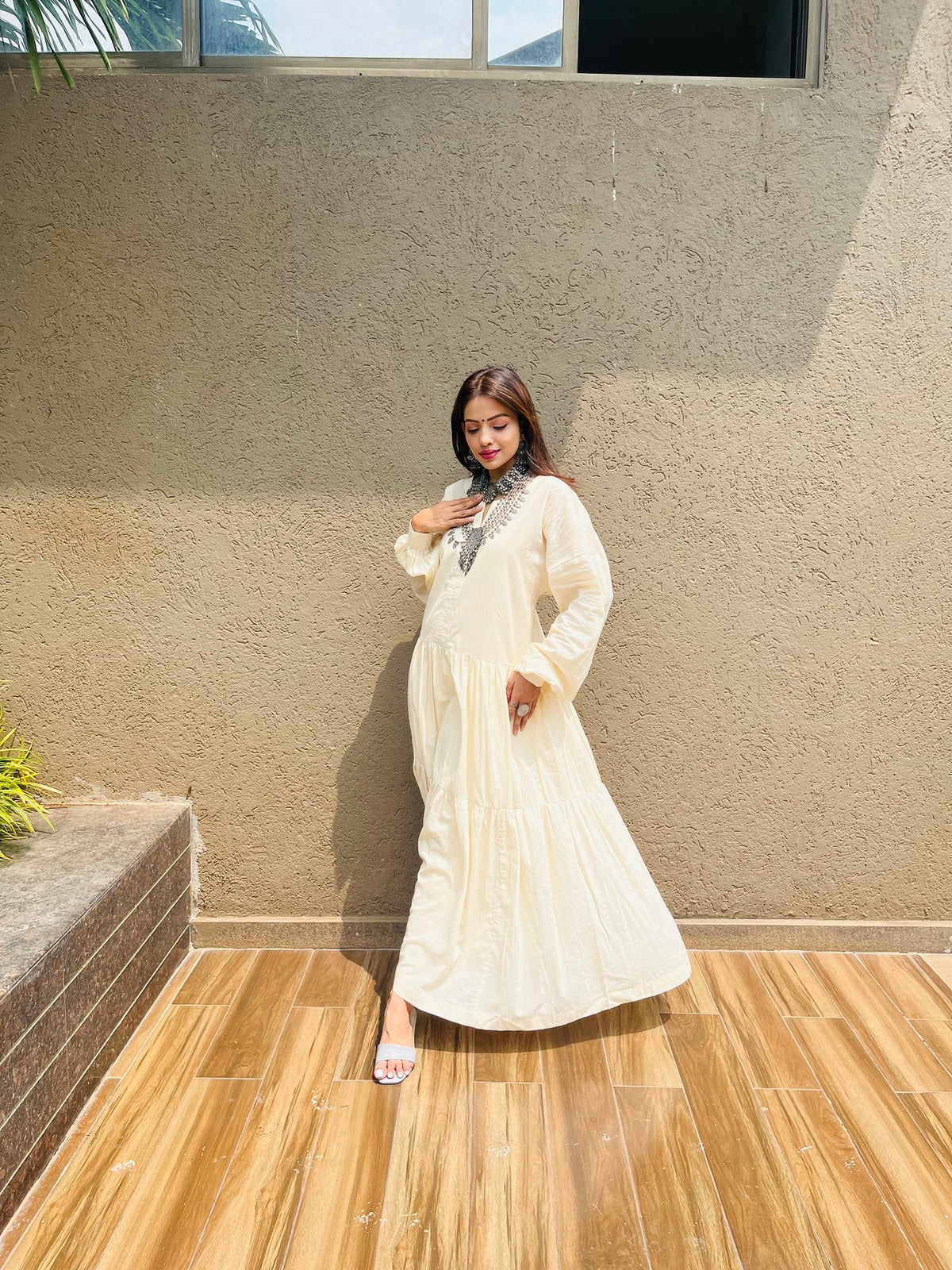 Tia White Dress Gulabo Jaipur