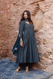 Padma Navy Anarkali Set 5