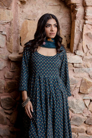 Padma Navy Anarkali Set 4