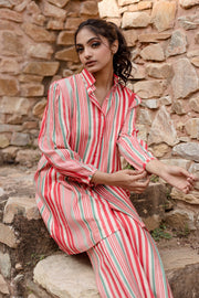 Esha Red Co-Ord Set Gulabo Jaipur