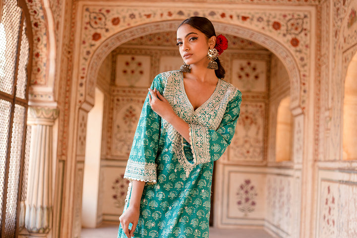 Noor Teal Blue Set