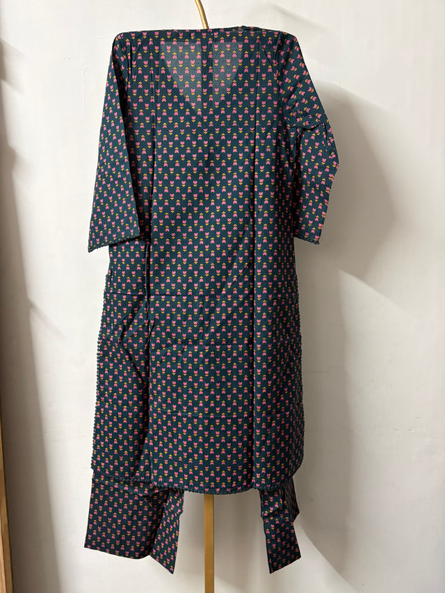 PADMA NAVY STRAIGHT SET