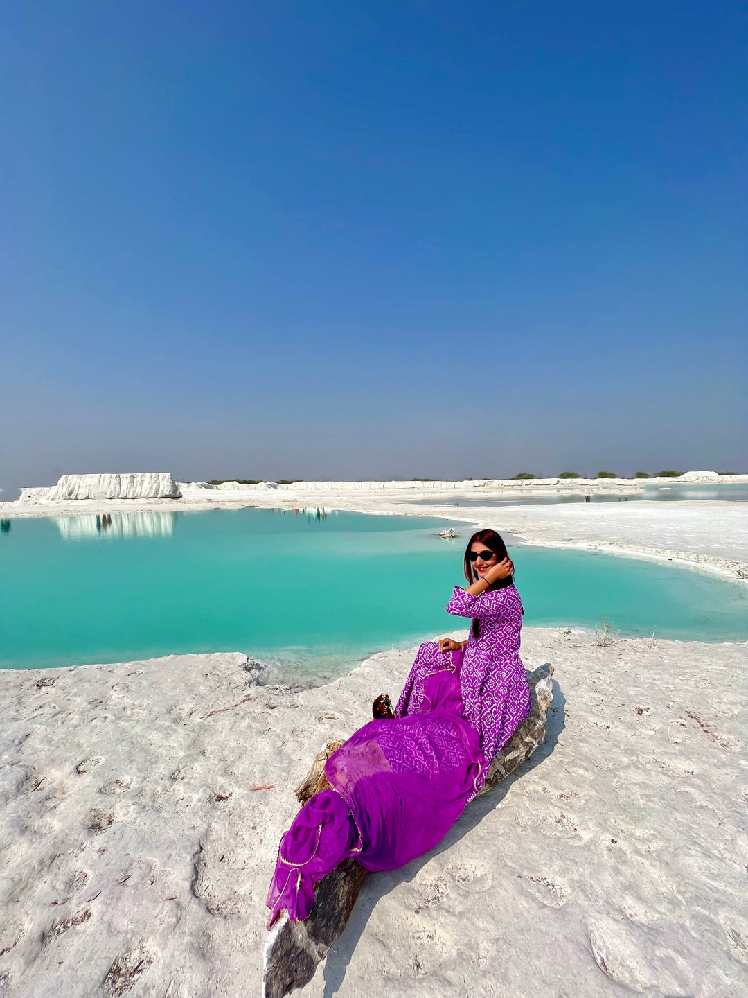 Baruni Purple Anarkali Set