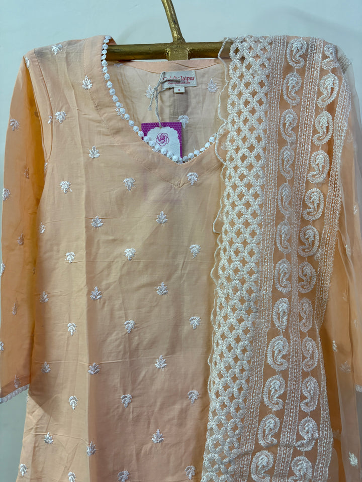 HAIRAT PEACH STRAIGHT SET