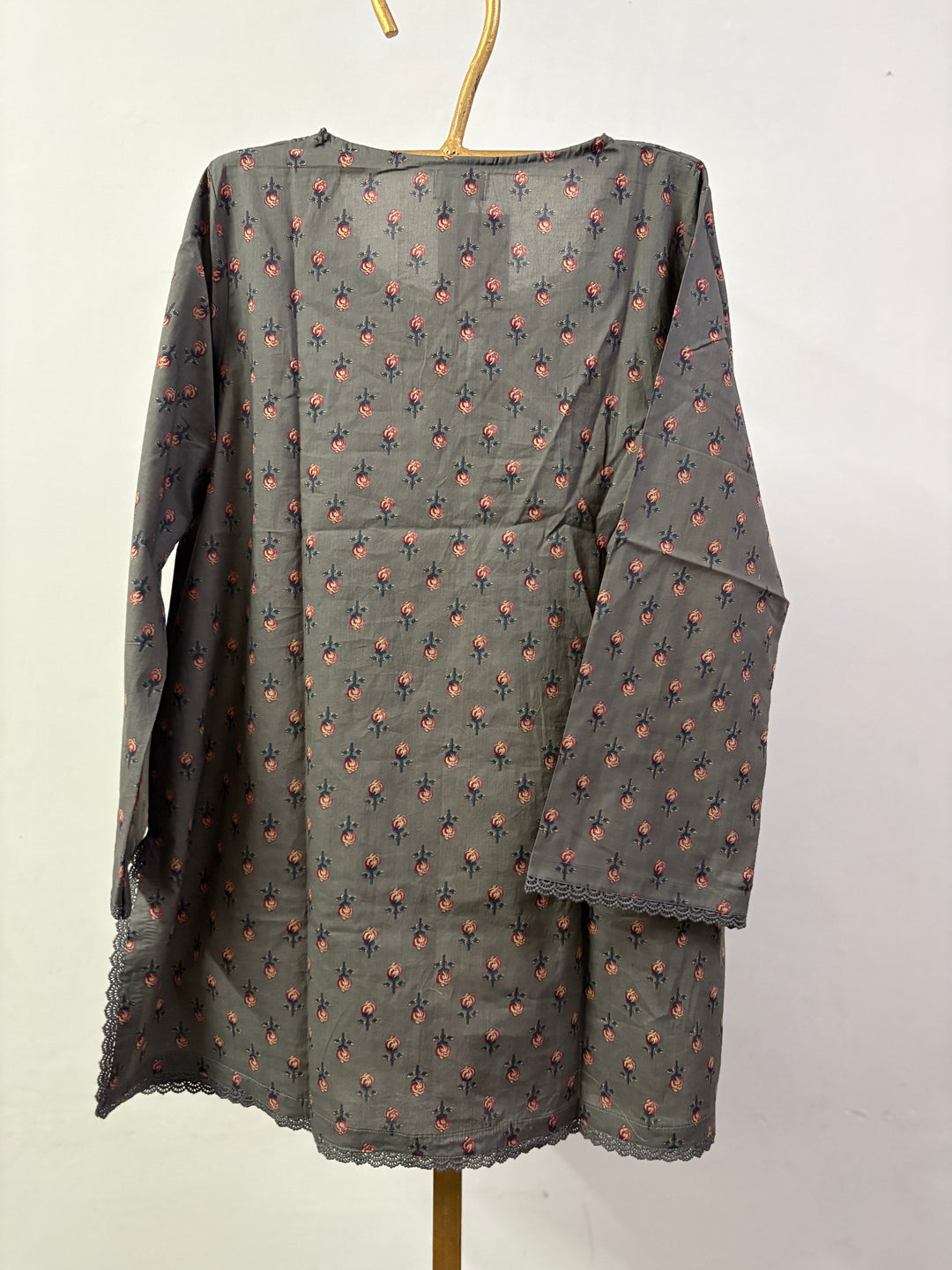 NIGAAR GREY KURTA Gulabo Jaipur