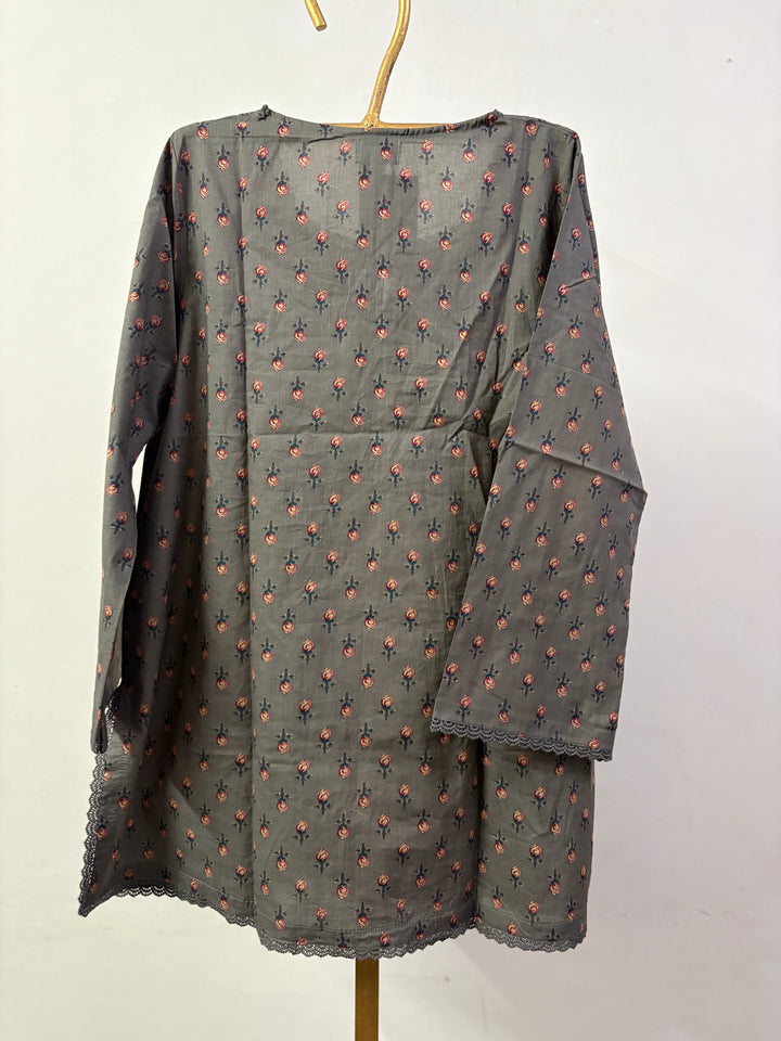 NIGAAR GREY KURTA Gulabo Jaipur