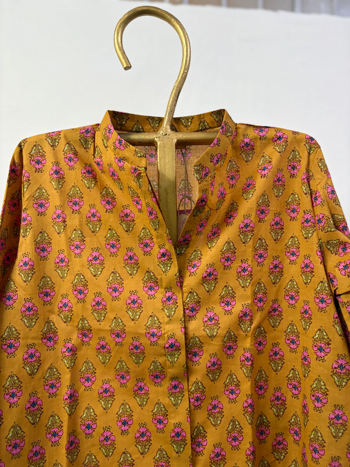 KIYA YELLOW PUFF SLEEVES TOP