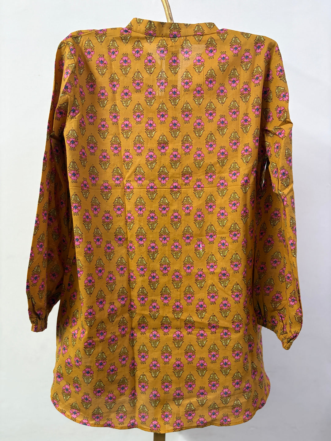 KIYA YELLOW PUFF SLEEVES TOP