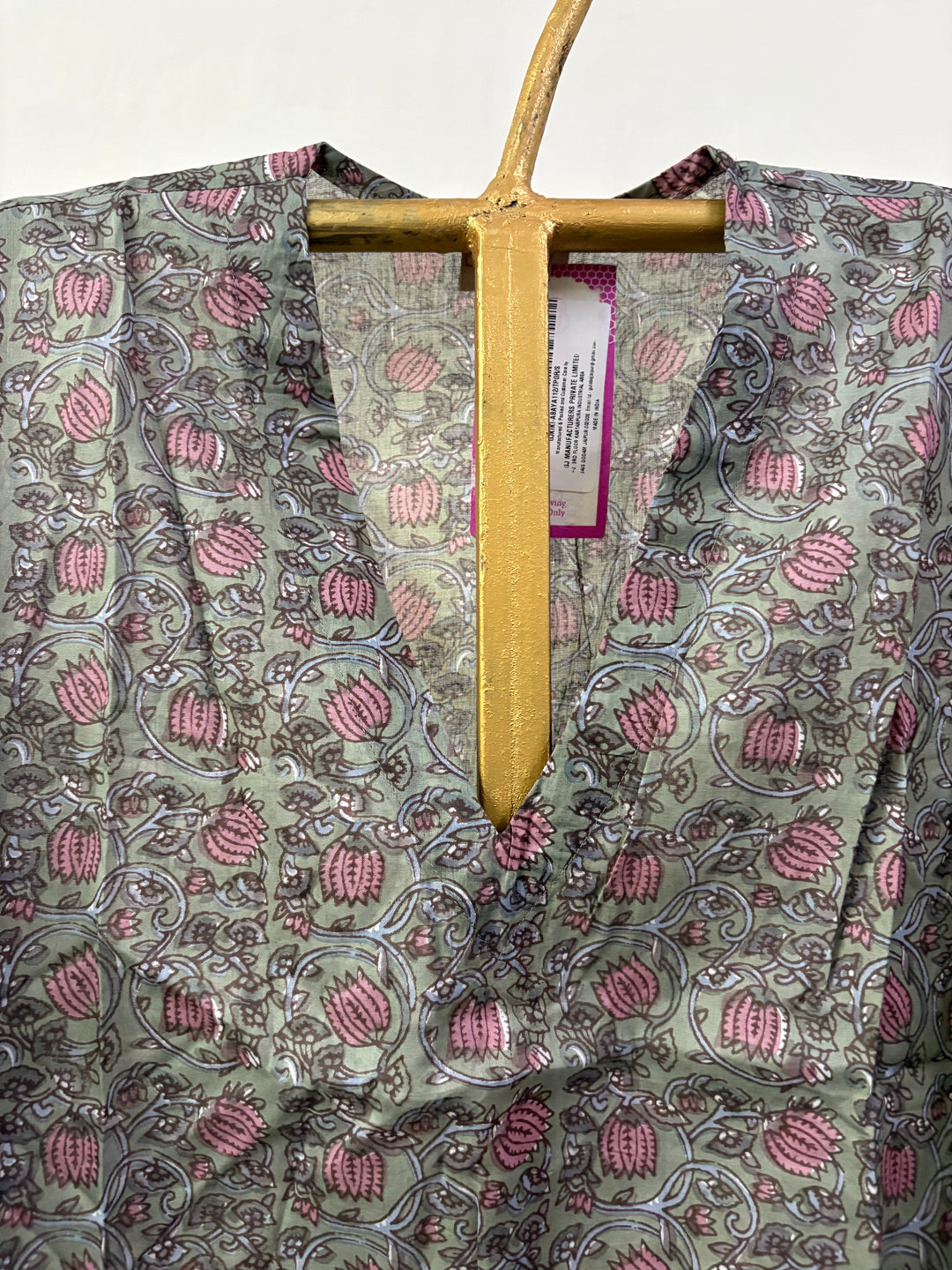 KIKI ABAYA GREEN TOP Gulabo Jaipur