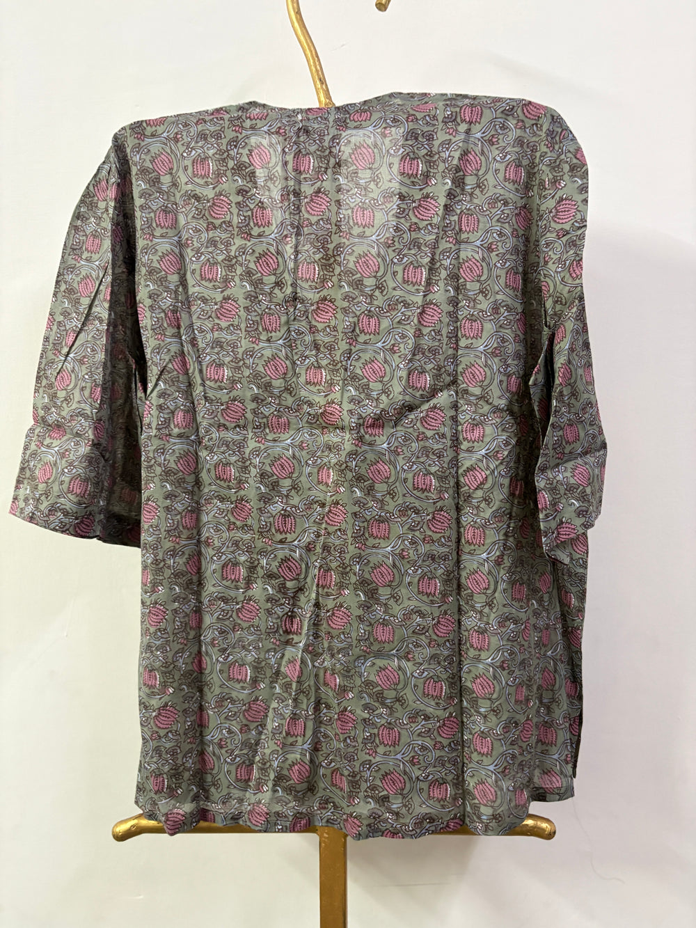 KIKI ABAYA GREEN TOP Gulabo Jaipur