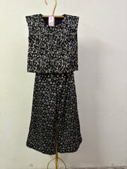 SEQUIN BLACK COORD SET 1