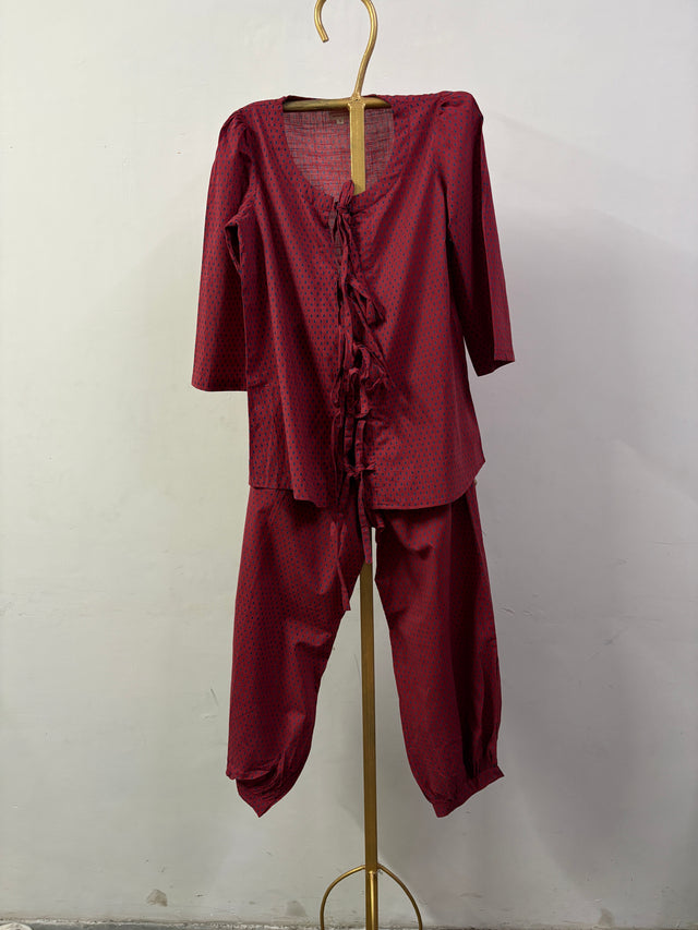 BHUMI RED COORD SET