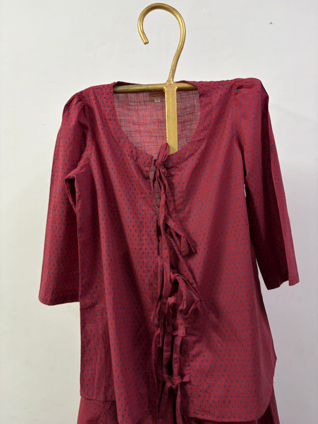 BHUMI RED COORD SET