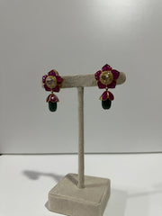 Grace  Red Earrings 1