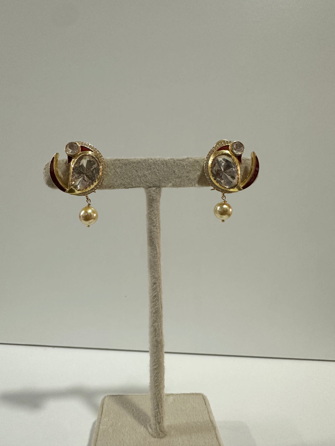Nadia Red Earrings