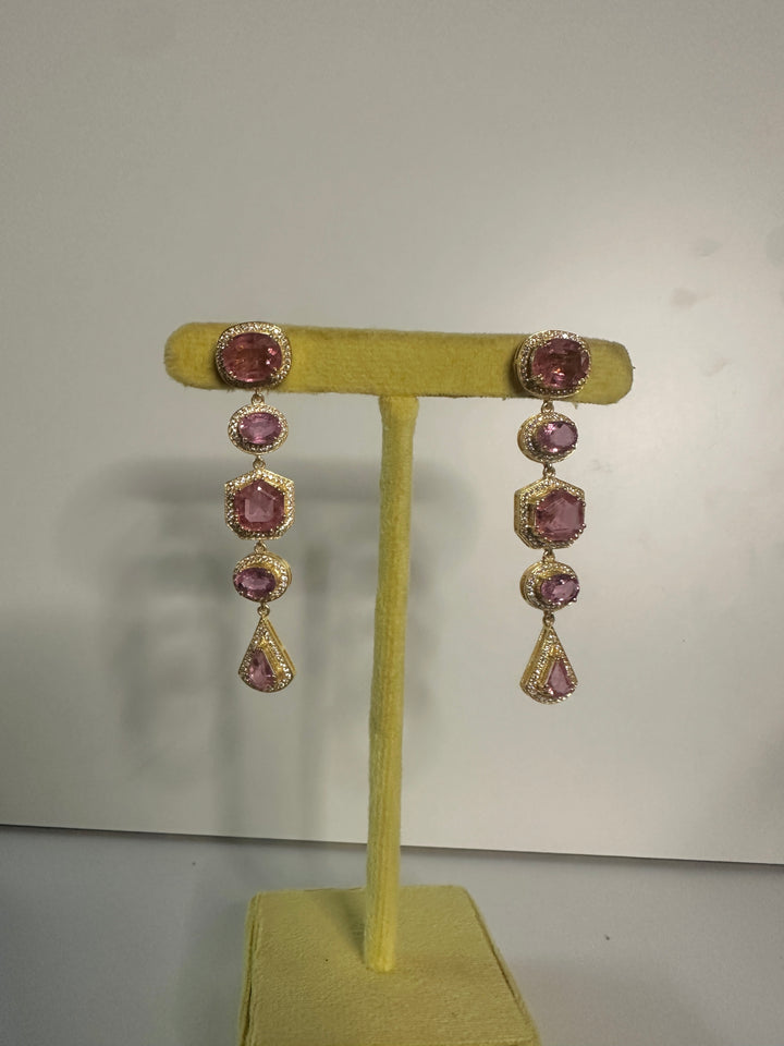 Tarang Pink Earring
