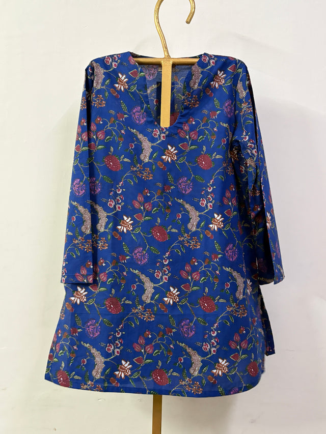 BLUE JAAL KURTA