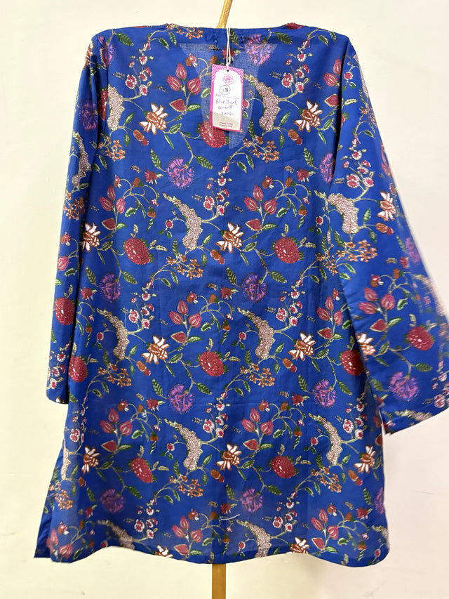 BLUE JAAL KURTA