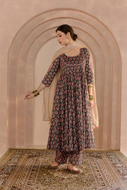Shubha green Anarkali Set 4