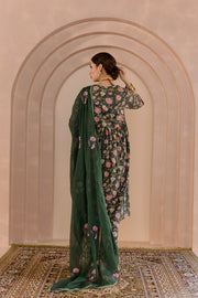 Sparrow Green Anarkali Set 2
