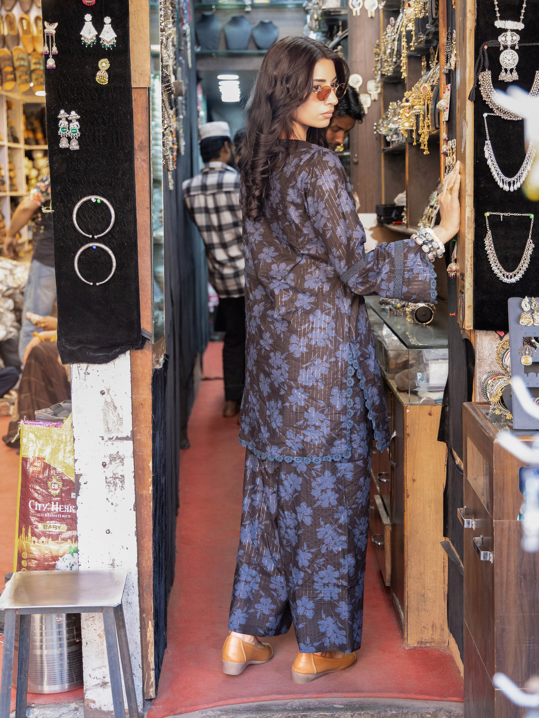 ARUNA BLACK CO-ORD SET Gulabo Jaipur