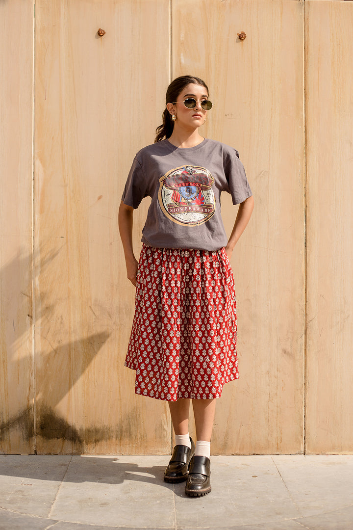 Betty Red Skirt