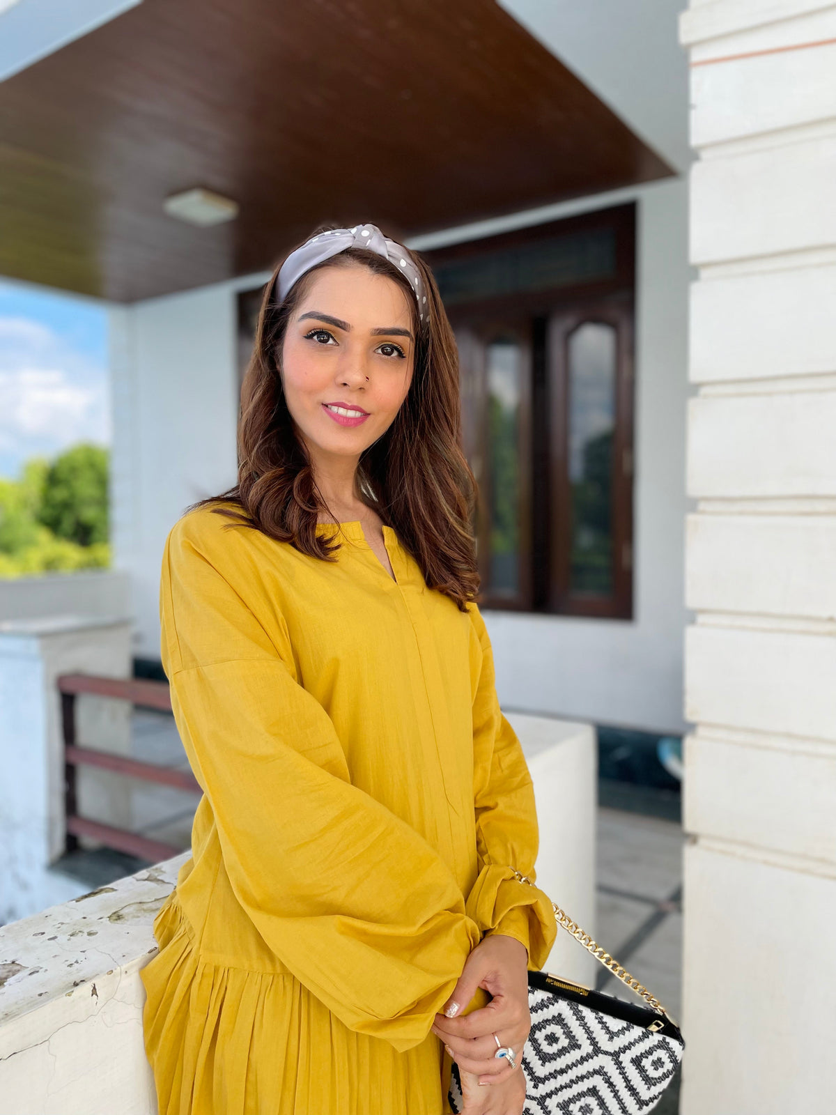 Tia Mustard Dress Gulabo Jaipur