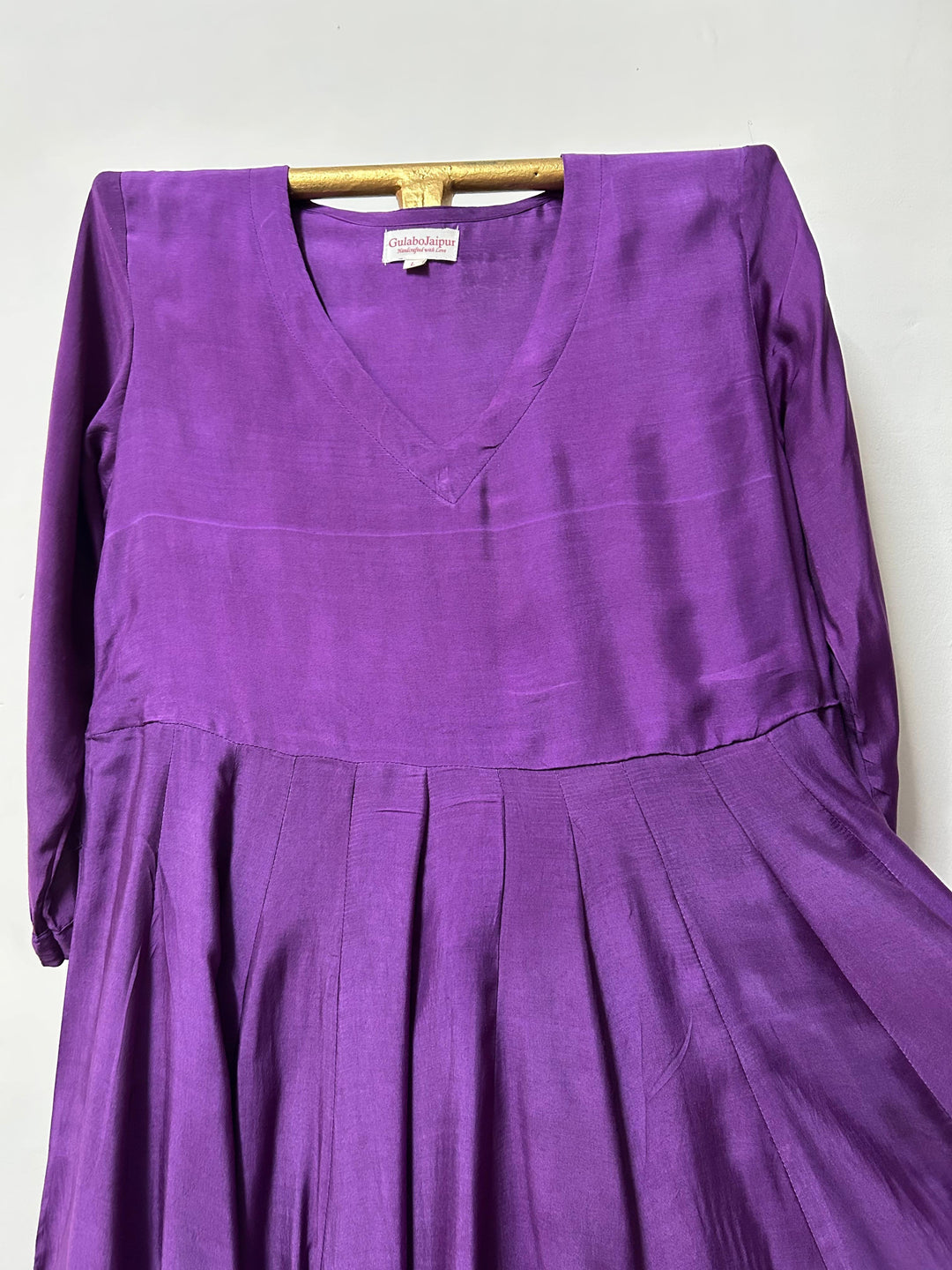 HEER PURPLE ANARKALI SET Gulabo Jaipur