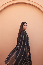 Bagru Black Anarkali Set 2